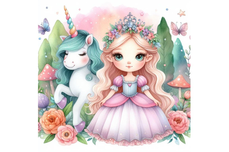 a-bundle-of-cute-princess-with-unicorn