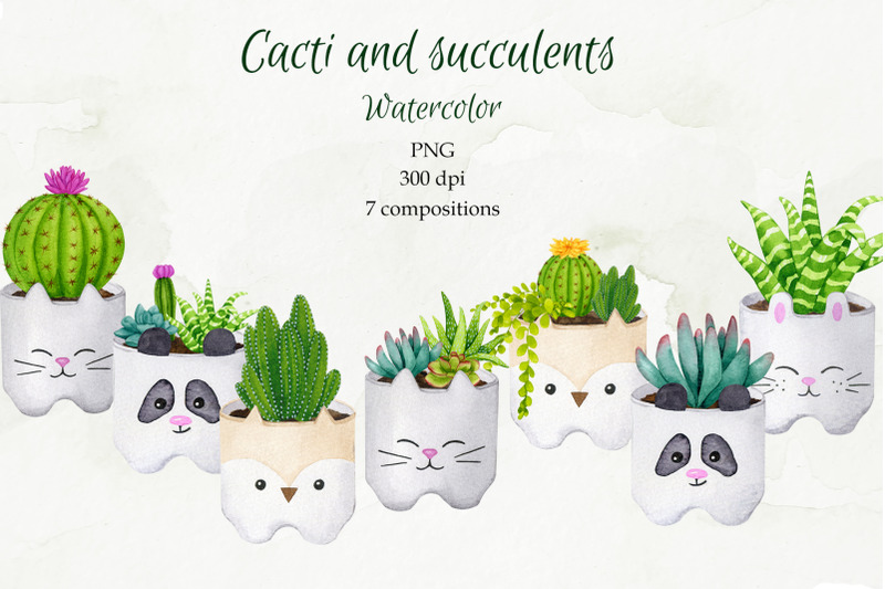 cacti-and-succulents-watercolor-cliparts