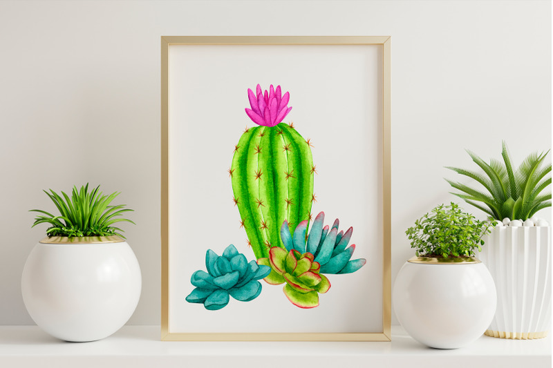 cacti-and-succulents-watercolor-sublimation