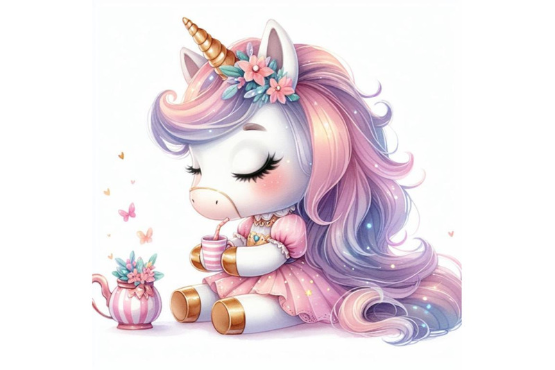 a-bundle-of-cute-unicorn-with-girl