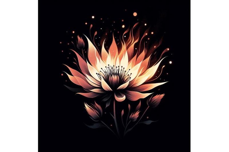 4-flower-fire-beautiful-fire-flowe