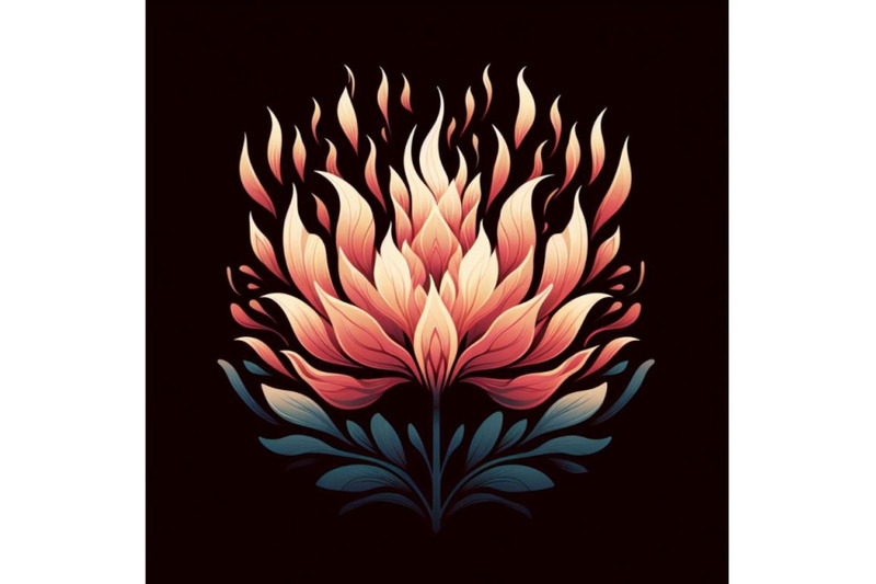 4-flower-fire-beautiful-fire-flowe