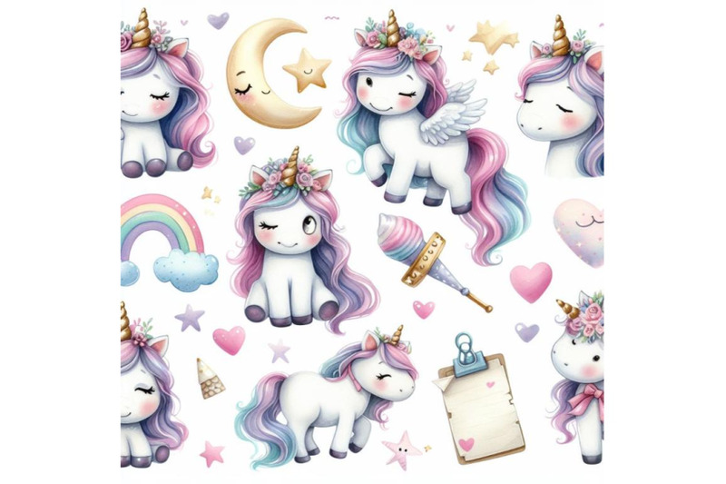 a-bundle-of-cute-unicorn-set