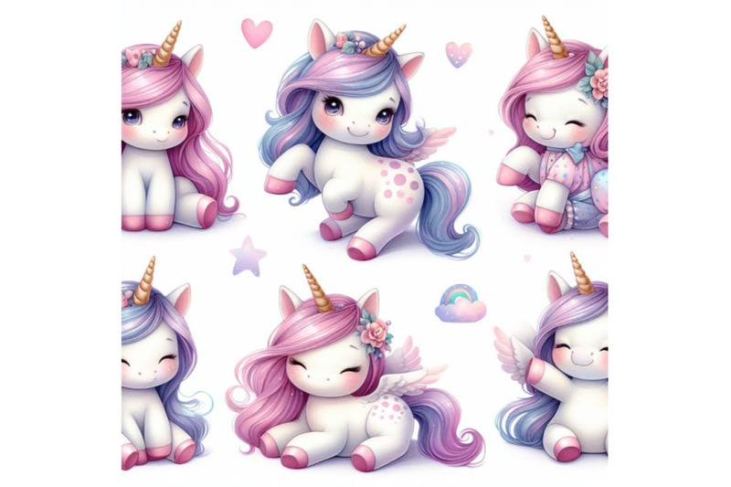 a-bundle-of-cute-unicorn-set