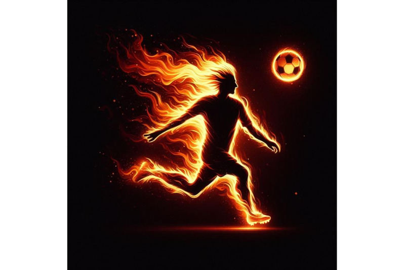 4-fire-soccer-player-fiery-footba