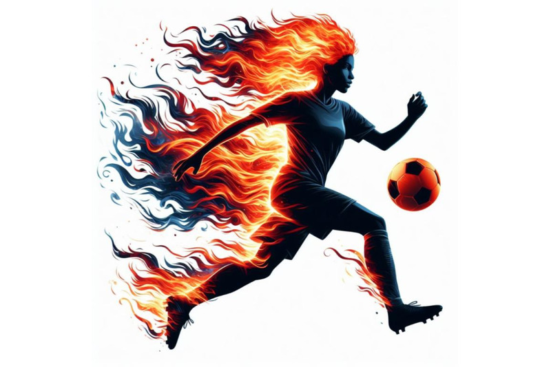 4-fire-soccer-player-fiery-footba