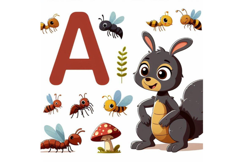 4-animal-alphabet-a-with-ant