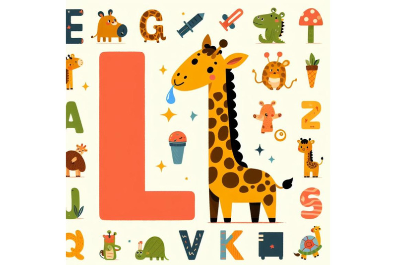 4-animal-alphabet-i-with-giraffe