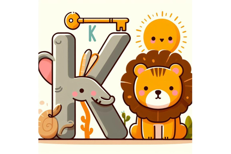 4-animal-alphabet-k-with-key