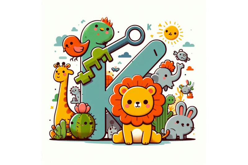 4-animal-alphabet-k-with-key