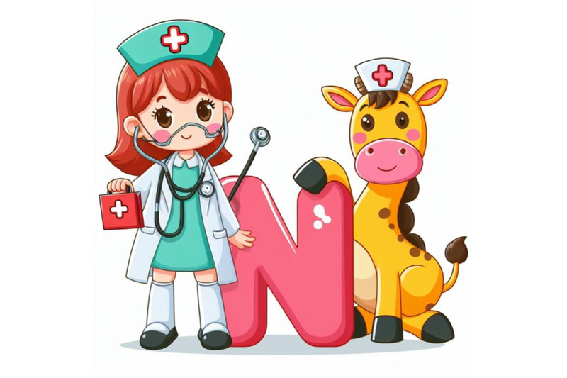 4-animal-alphabet-n-with-nurse