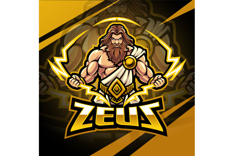 zeus-esport-mascot-logo-design