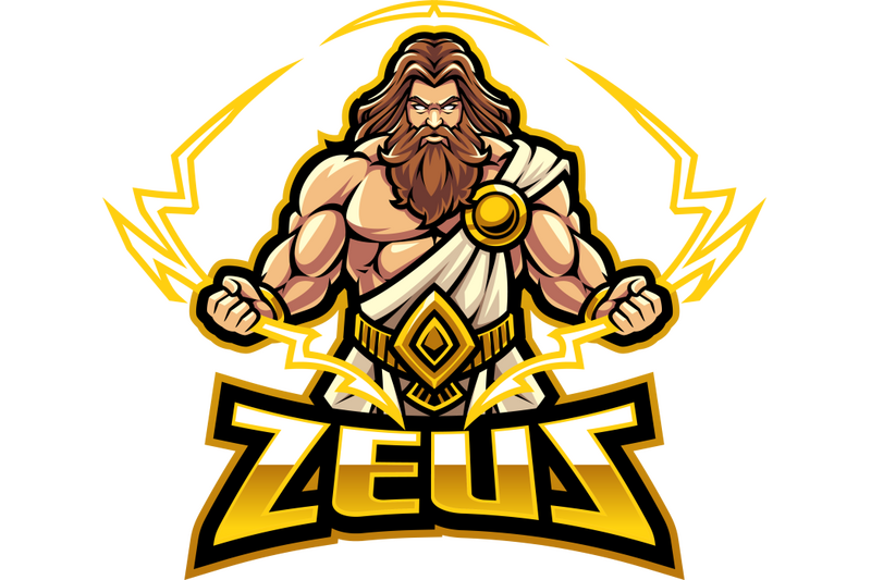 zeus-esport-mascot-logo-design