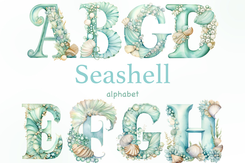 seashell-alphabet-pearl-clipart