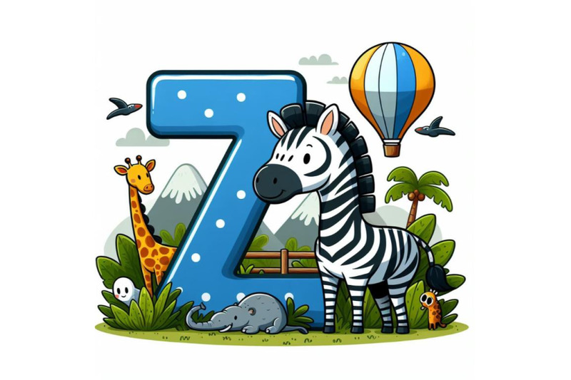 4-animal-alphabet-z-with-zebr