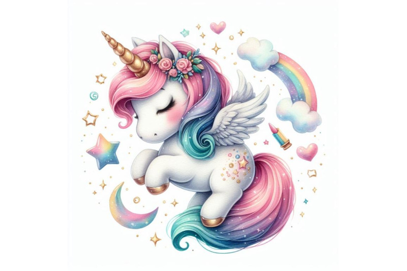 a-bundle-of-4-cute-little-magical-unicorn