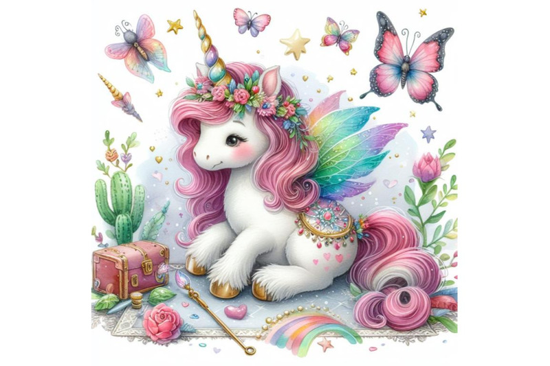 a-bundle-of-4-cute-little-magical-unicorn