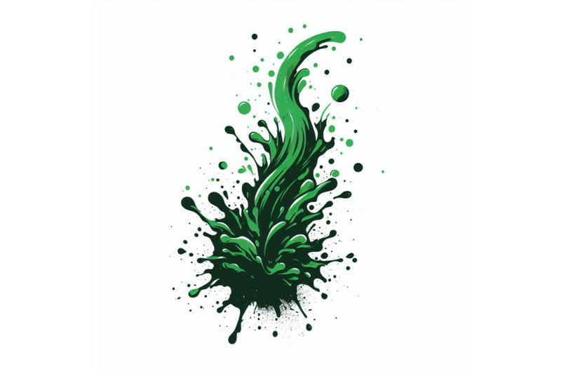 4-a-green-paint-splatter