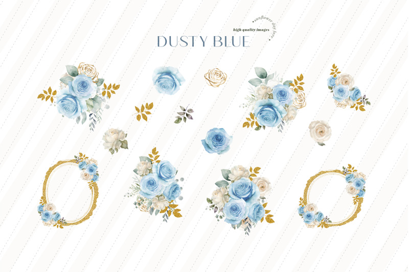 dusty-blue-rose-flowers-clipart-blue-flowers-bouquets