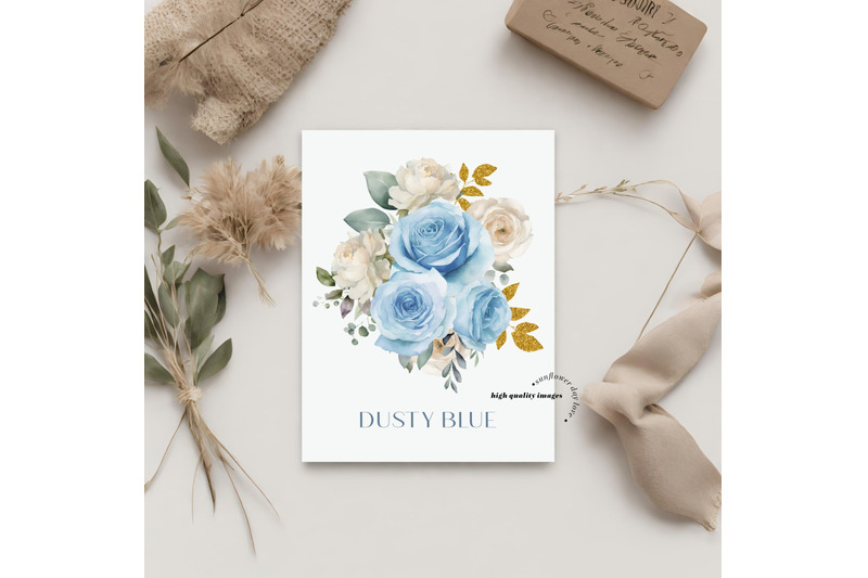 dusty-blue-rose-flowers-clipart-blue-flowers-bouquets