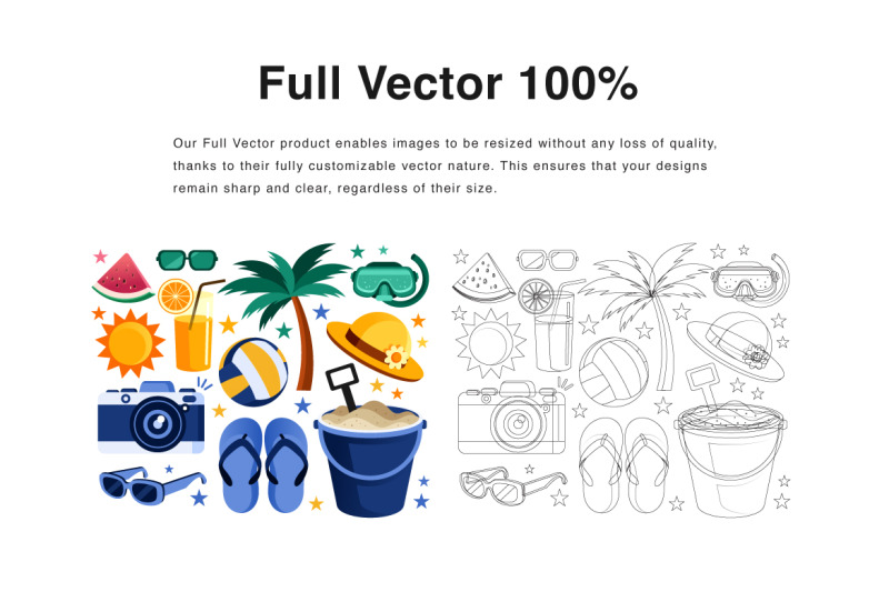 beach-elements-vector-illustration