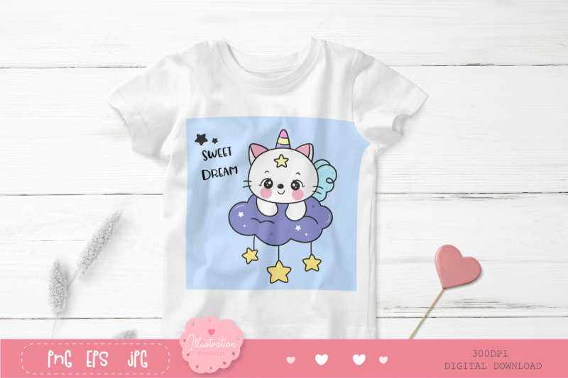 cat-unicorn-on-cloud-with-star-kawaii-cliparts-baby-kitten