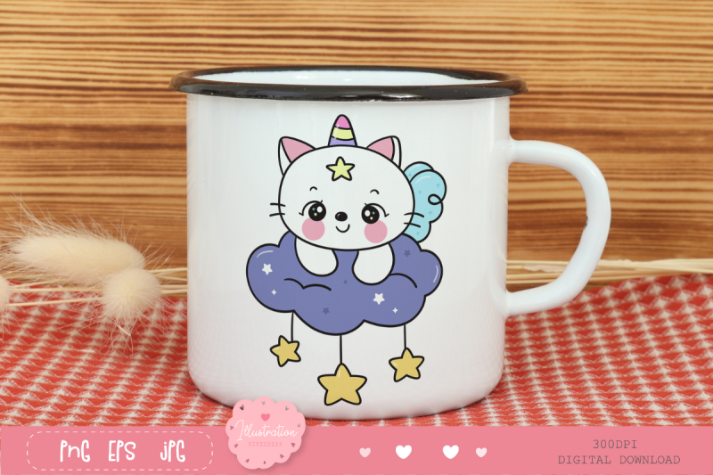 cat-unicorn-on-cloud-with-star-kawaii-cliparts-baby-kitten