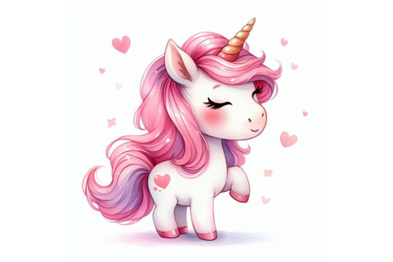 4-little-pink-unicorn-design-for-ch