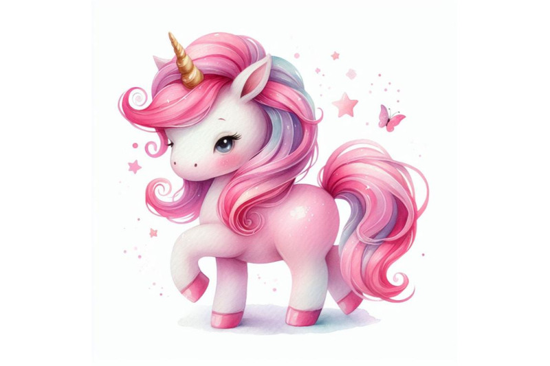 4-little-pink-unicorn-design-for-ch