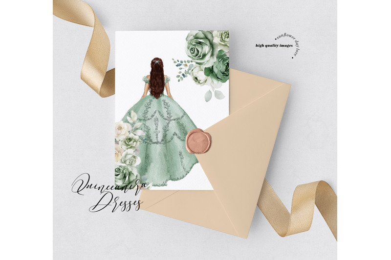 sage-green-princess-dress-clipart-dusty-green-flowers