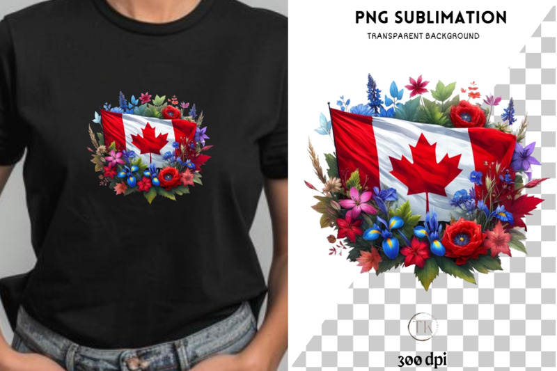 canadian-flag-sublimation-design