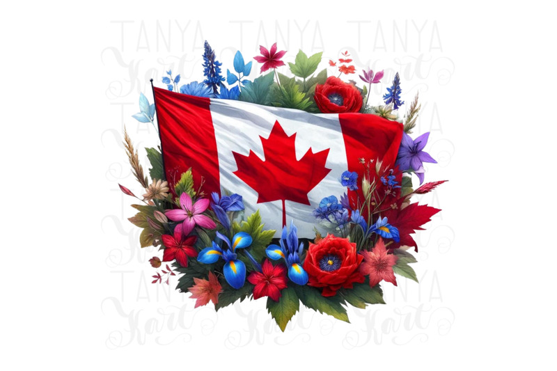 canadian-flag-sublimation-design