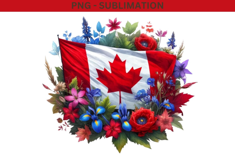 canadian-flag-sublimation-design