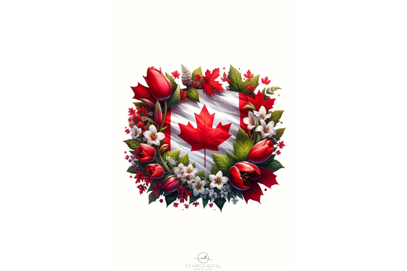 canadian-flag-sublimation-design