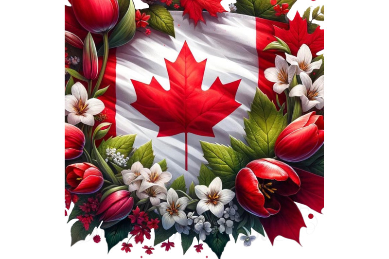 canadian-flag-sublimation-design