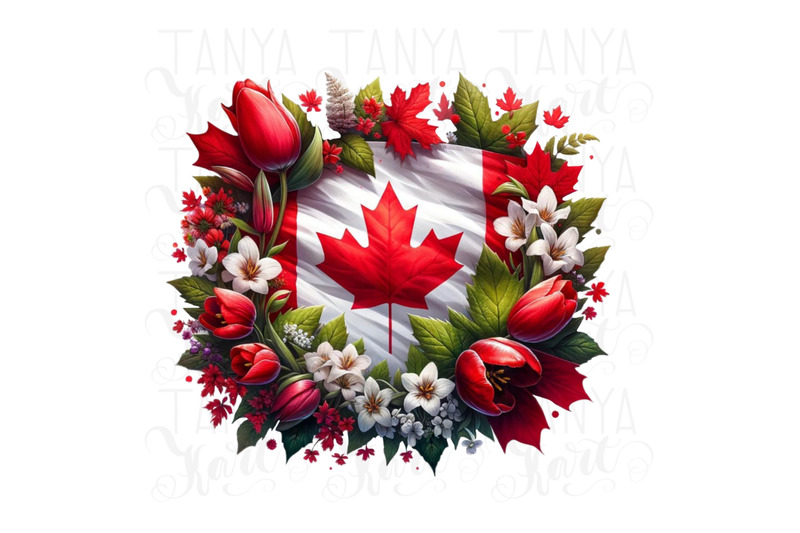 canadian-flag-sublimation-design