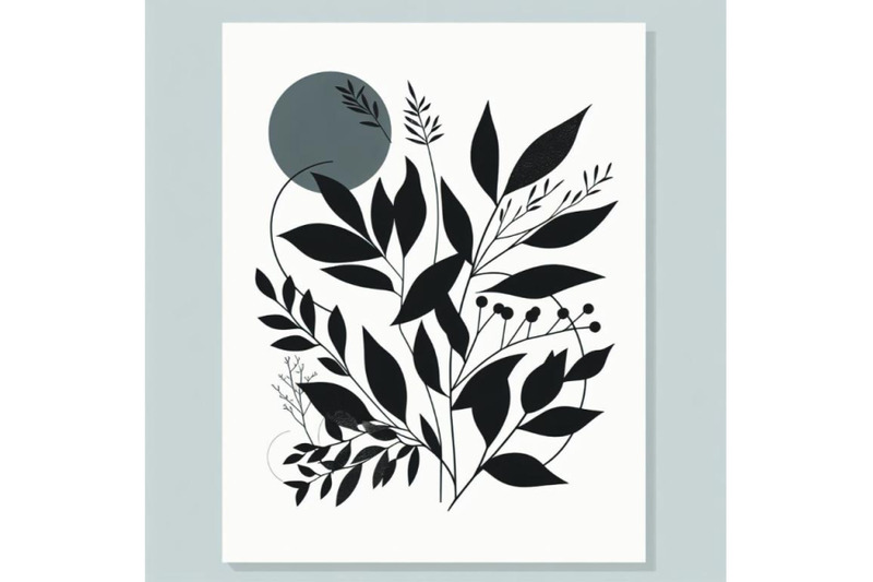 bundle-of-4-minimalist-botanical-poster-with-br