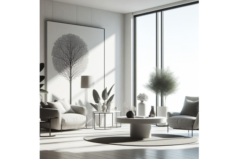 a-set-of-4-modern-white-minimalist-interior