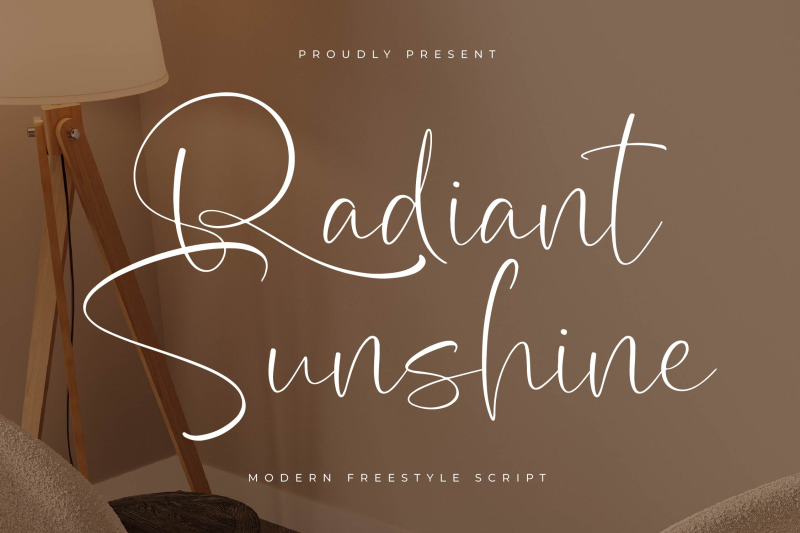 radiant-sunshine-modern-freestyle-script