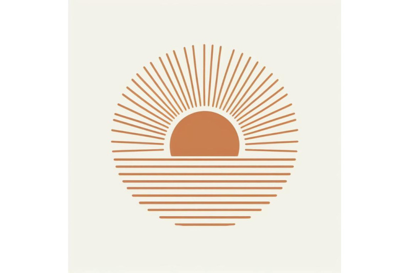 a-set-of-4-mid-century-sunset-print