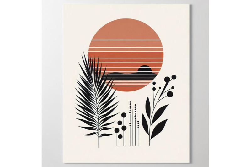 a-set-of-4-mid-century-sunset-print