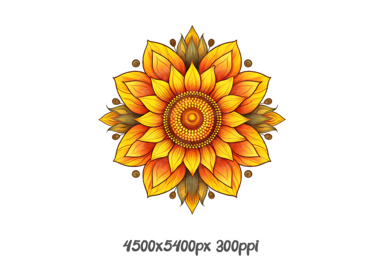 radiant-sunflower-mandala