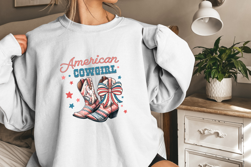 american-cowgirl-png-4th-of-july-coquette-retro-america-designs-western-amp-cowboy-styles-cowgirl-boots-patriotic-sublimation