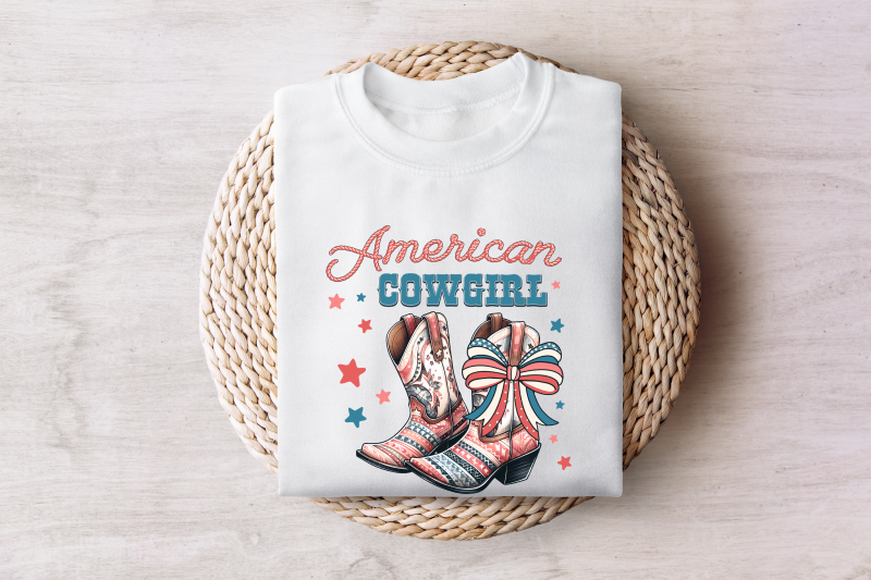 american-cowgirl-png-4th-of-july-coquette-retro-america-designs-western-amp-cowboy-styles-cowgirl-boots-patriotic-sublimation