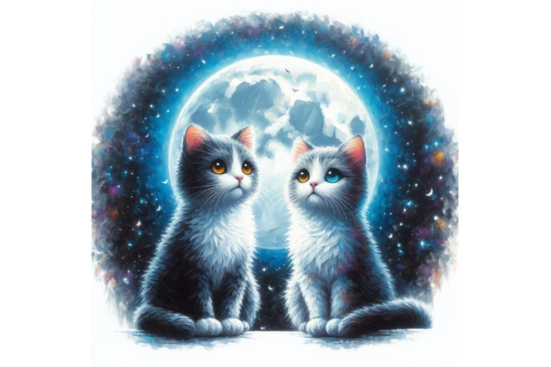 4-oil-paint-couple-of-cats