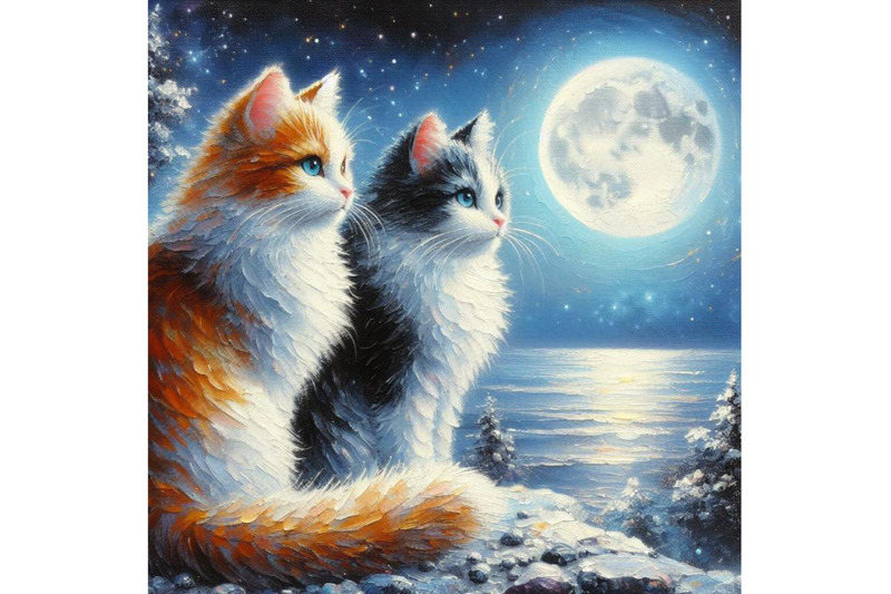 4-oil-paint-couple-of-cats