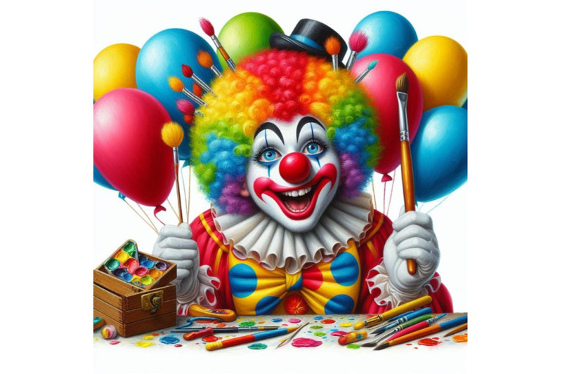 4-funny-clown-with-ballons