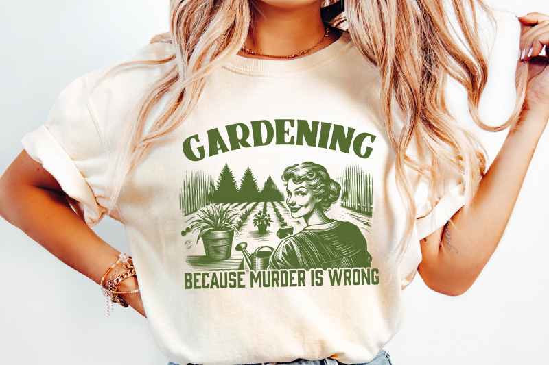 gardening-because-murder-is-wrong-png-trendy-vintage-retro-gardening-design-funny-garden-lover-gardening-mom-houseplant-lover-digital