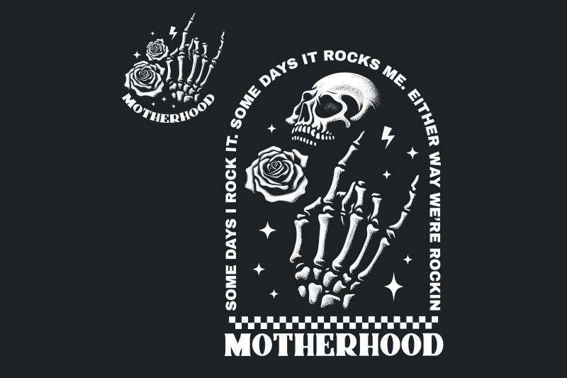 motherhood-some-days-i-rock-it-png-retro-sublimation-design-funny-mom-life-rock-skeleton-hand-trendy-front-and-back-digital-download