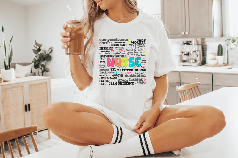 retro-nurse-word-png-nurse-life-png-funny-nurse-quotes-floral-nurse-doodles-sublimation-design-nurse-gift-instant-download